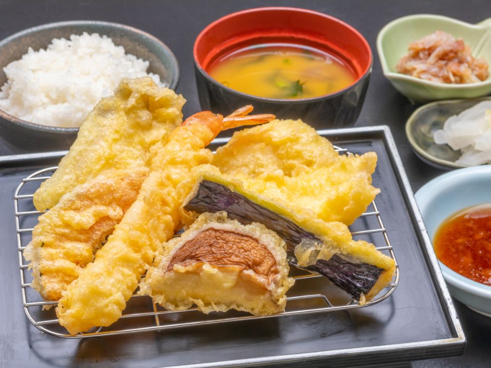 魚介天ぷら定食