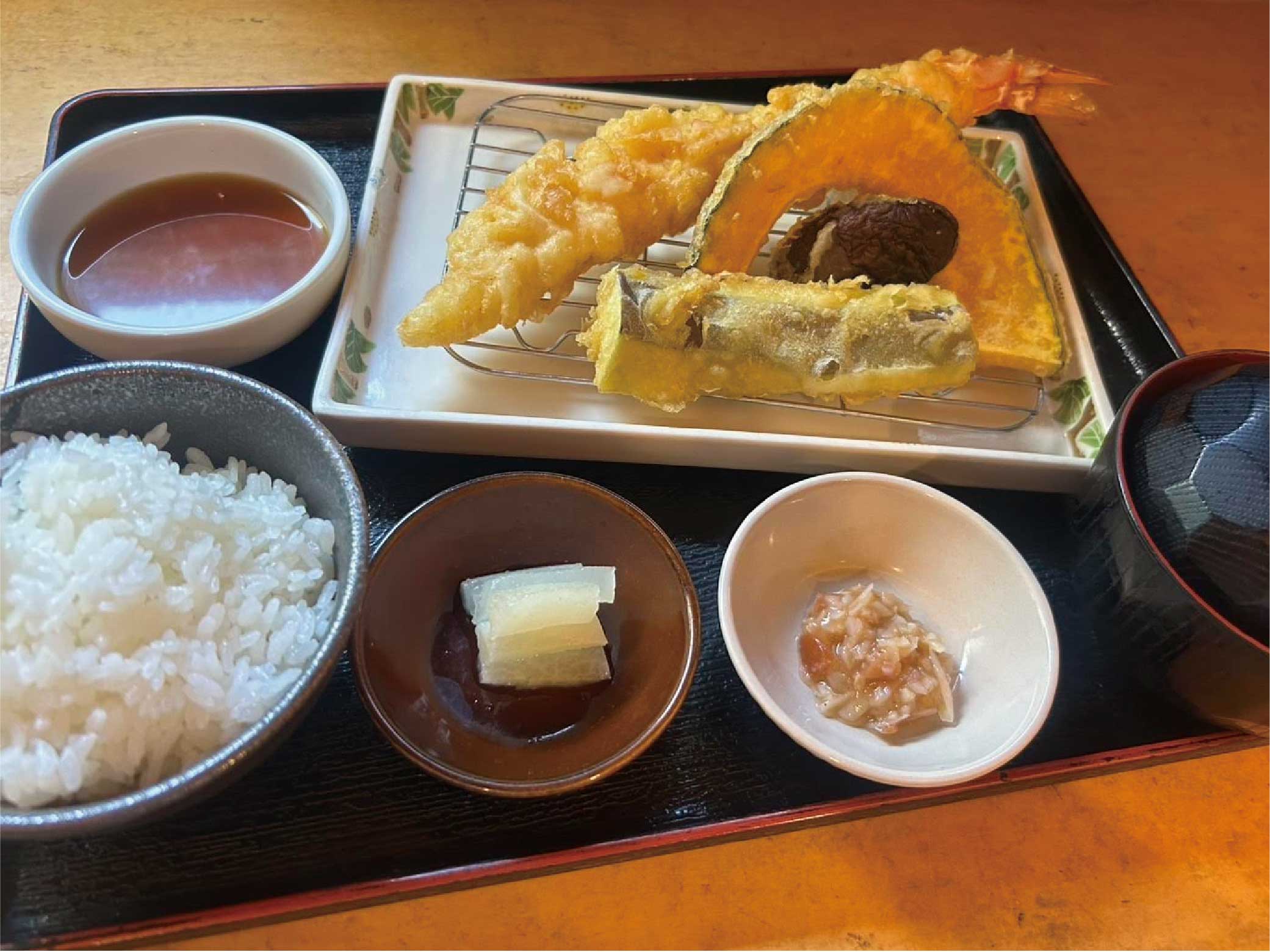 超特大大海老天定食