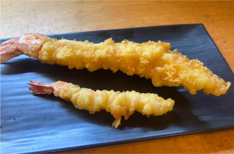 超特大大海老天定食