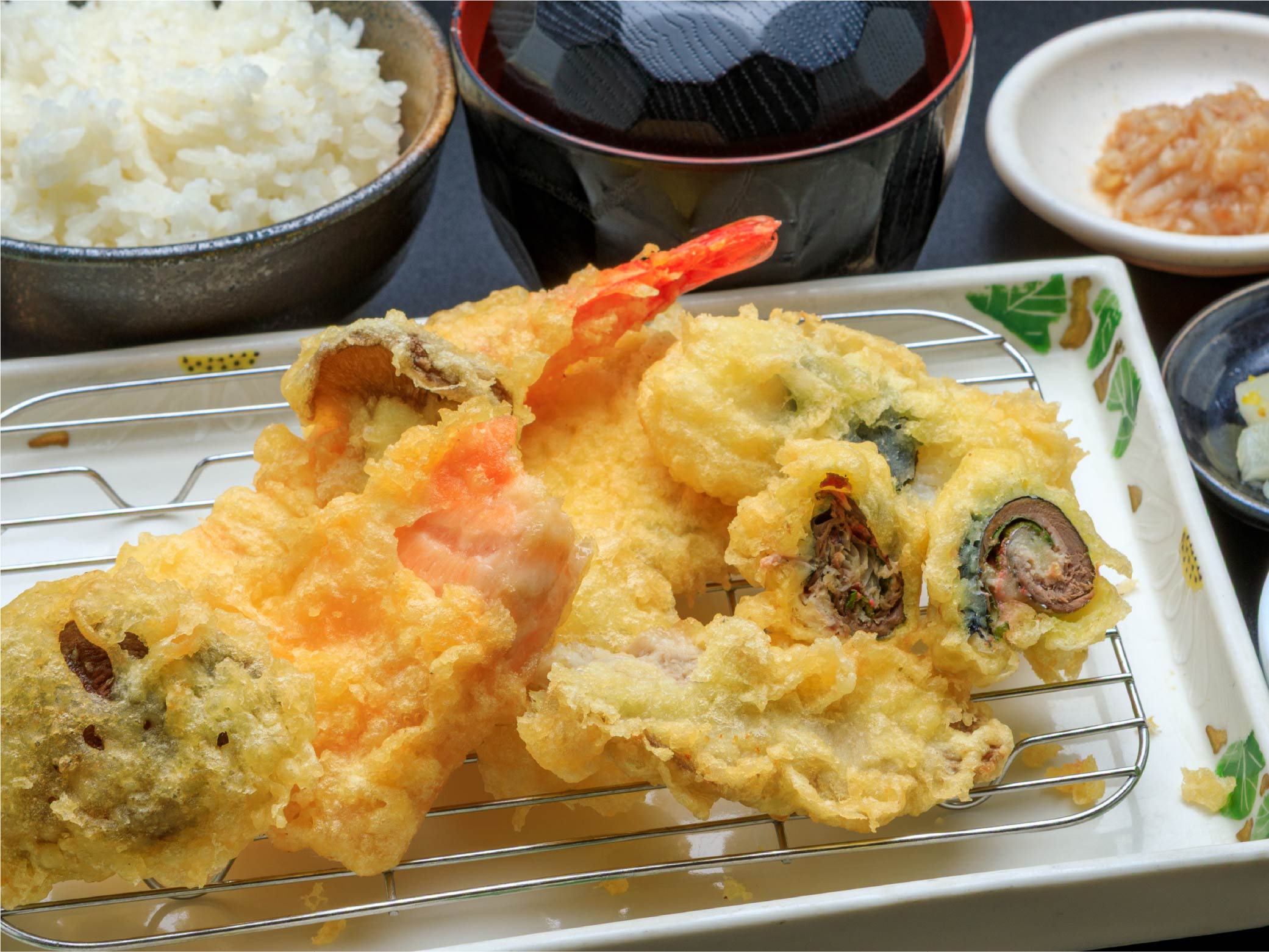くう天秋定食