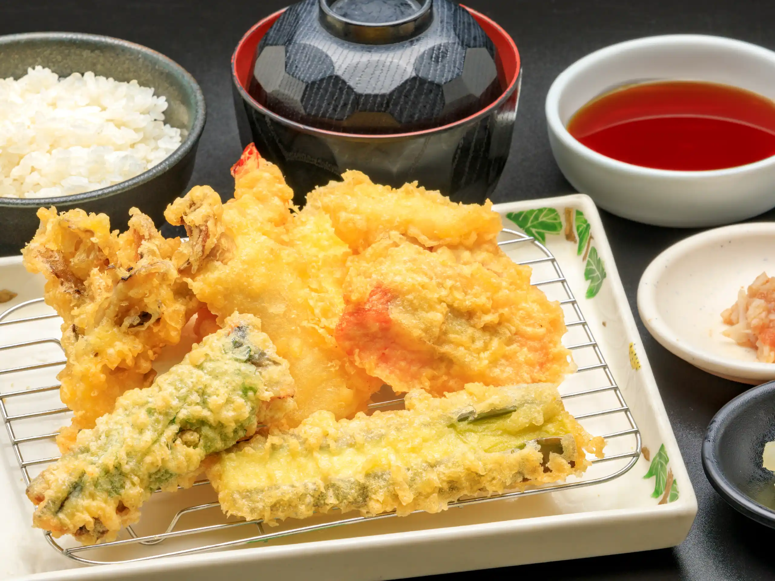 くう天秋定食